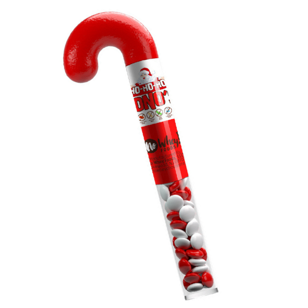 M&M'S Holiday Milk Chocolate Christmas Candy Cane, 3 oz Tube