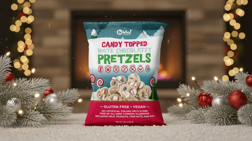 Candied White Chocolate Pretzels and the Warm Glow of Celebration