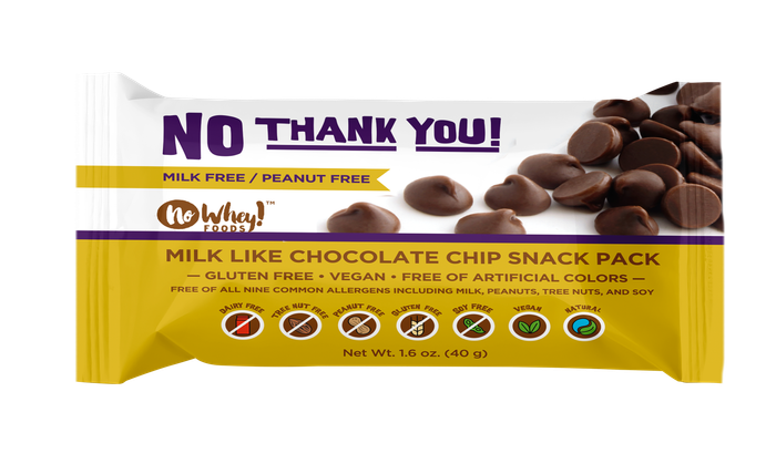 No-Thank You! - Choco-Chip Snack Pack - Vegan - Dairy Free - Nut Free