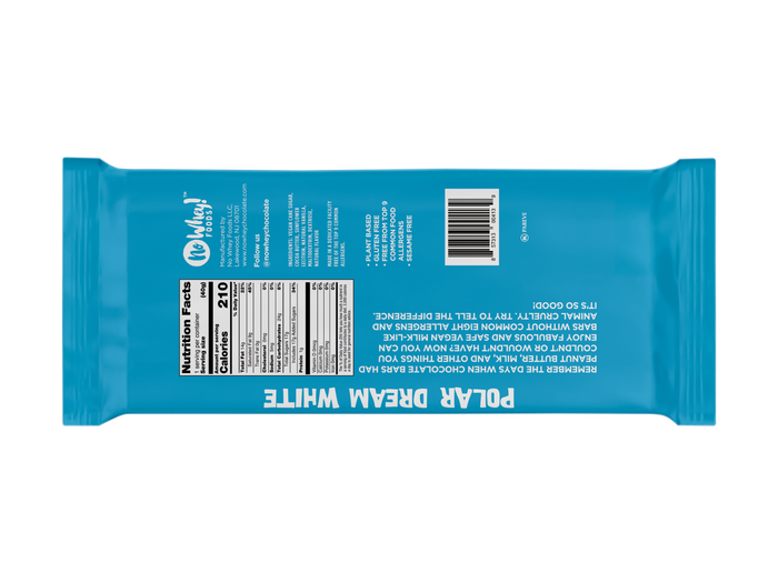 White Polar Dream Chocolate Bar - Vegan - Dairy Free - Nut Free