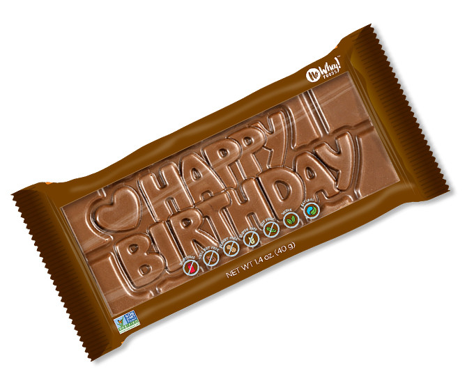"Happy Birthday" Milkless Bar