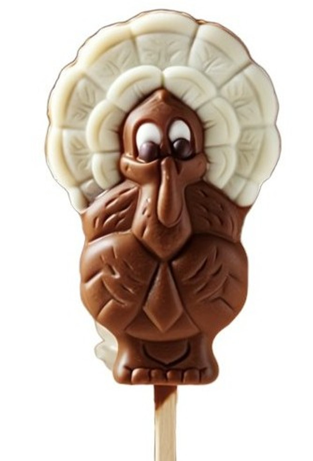 Milkless Chocolate Turkey Lollipop