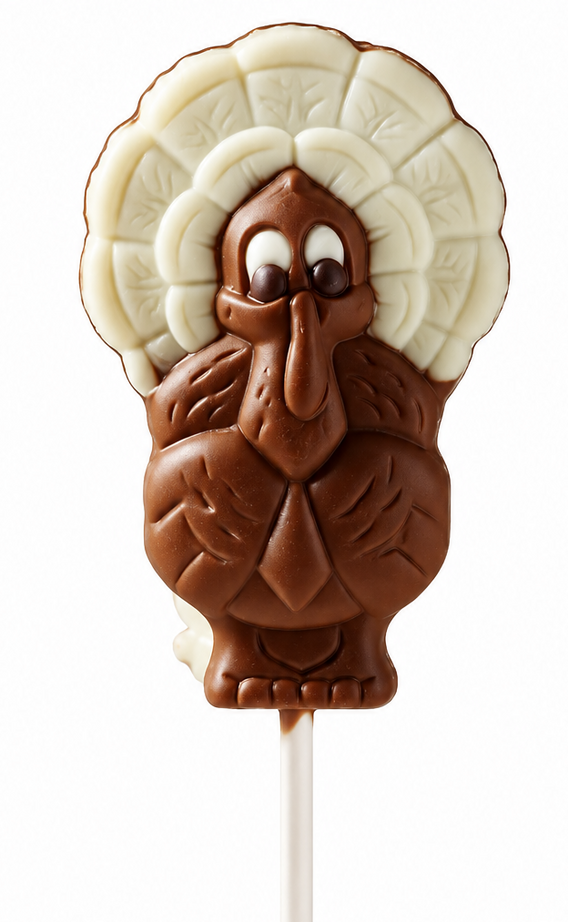 Milkless Chocolate Turkey Lollipop