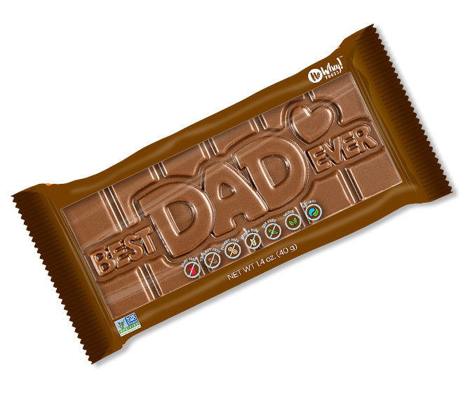 "Best Dad Ever" Milkless Bar