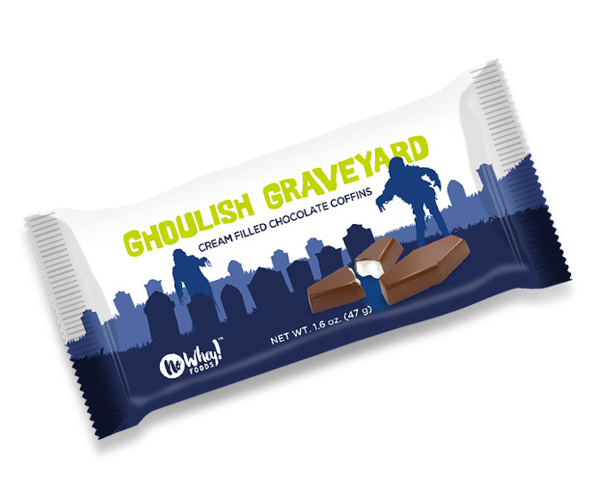 Ghoulish Graveyard - Cream Filled Chocolate Coffins