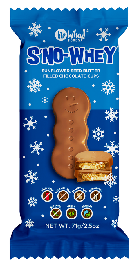 *NEW* SNO'Whey - PeaNOT Butter Filled Chocolate Snowman
