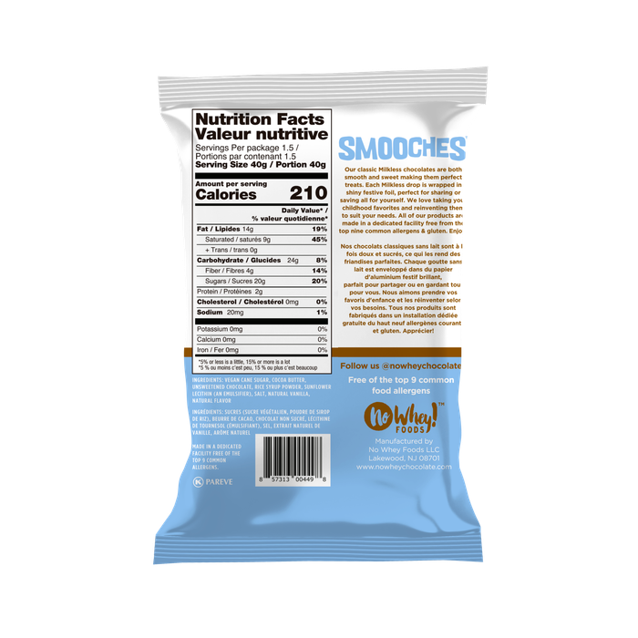Milkless Smooches - Vegan - Dairy Free - Nut Free