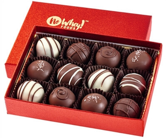 Signature Valentine's Truffle Collection (12 pieces) - Red Sparkly Box