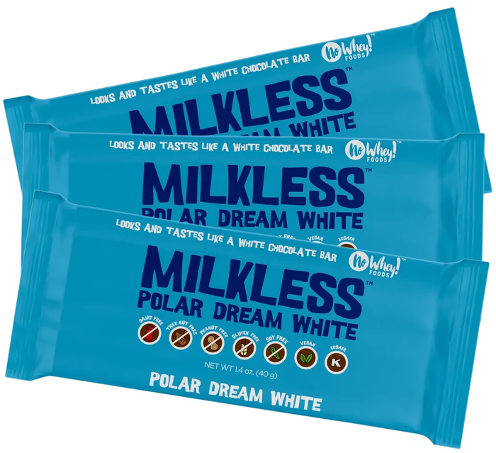 White Polar Dream Chocolate Bar (3 Bars) - Vegan - Dairy Free - Nut Free