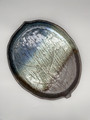 Japanese Hagi-Yaki Big Leaf Plate 