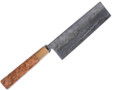 Munetoshi Nashiji Nakiri 180mm Blooming Iron nr 8 Munetoshi Sanjo