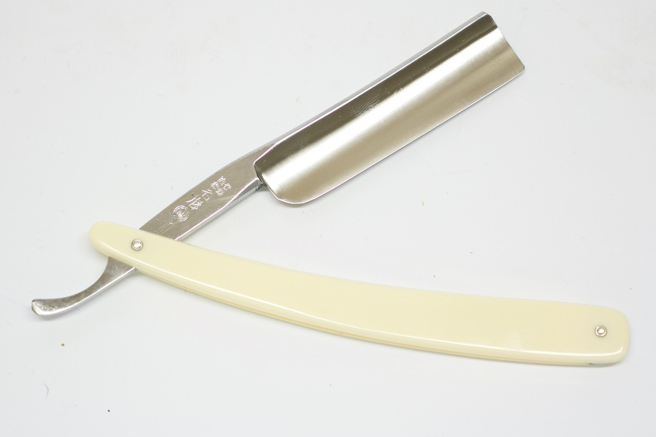 未使用 西洋剃刀 谷藤 Tanifuji Gold Print Silver鋼 NOS Tanifuji — Sold Jnat Archive