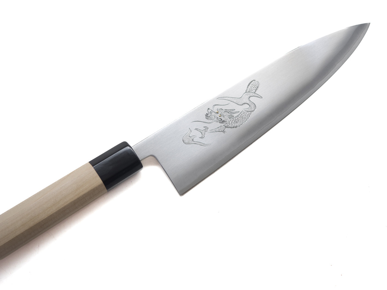 Kaeru Kasumi Stainless Gyuto 210mm Dragon | Japanese Knife