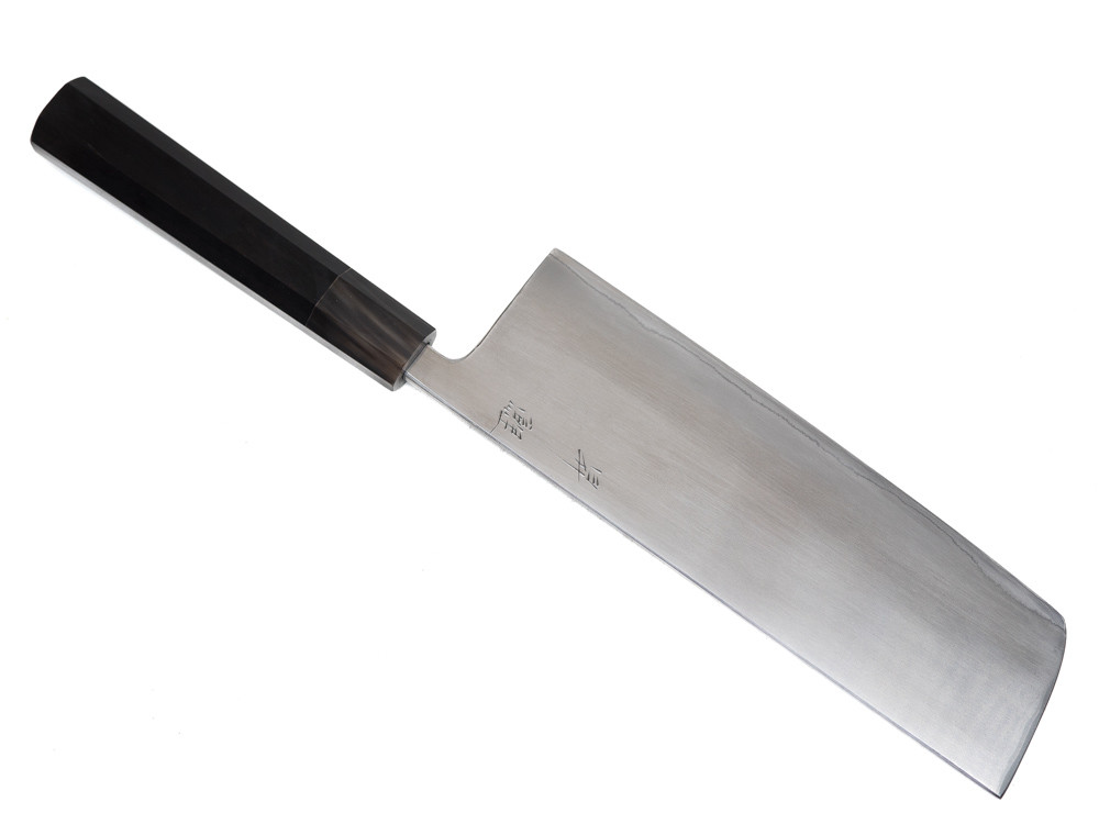 Toyama Noborikoi Kasumi Nakiri Stainless Clad 210mm Blackwood