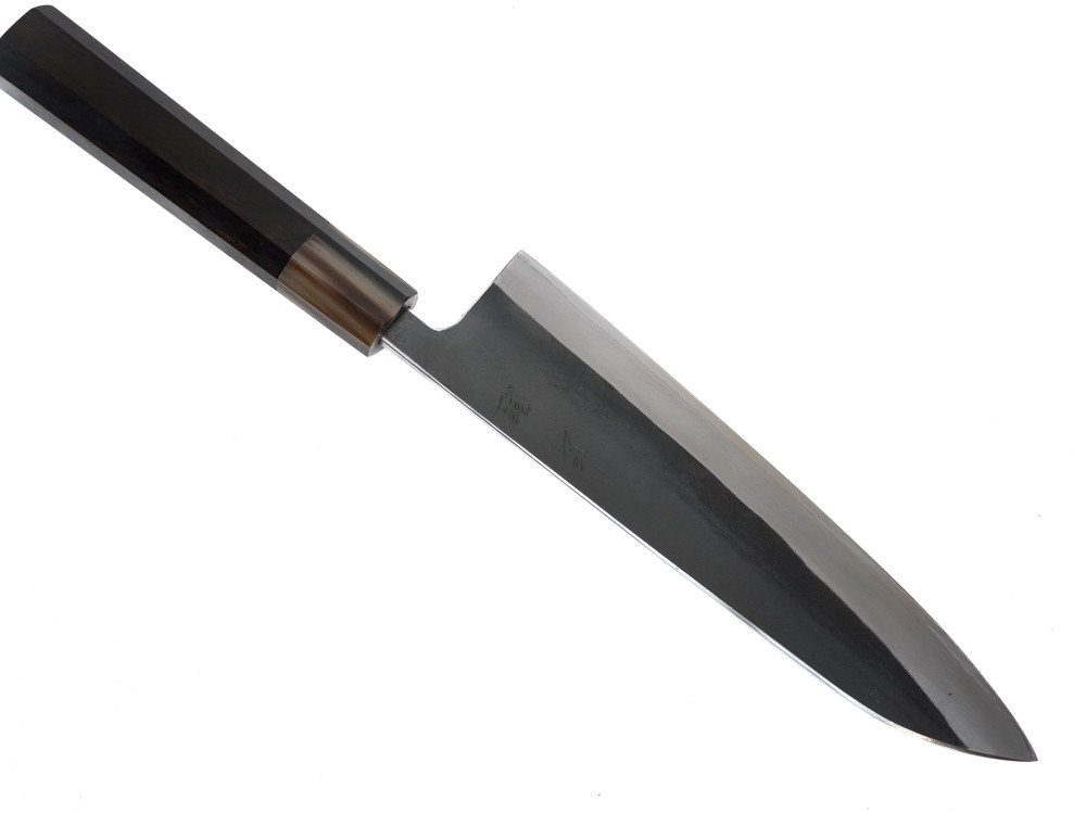Toyama Noborikoi Kurouchi Blue Gyuto 210mm Blackwood — Sold