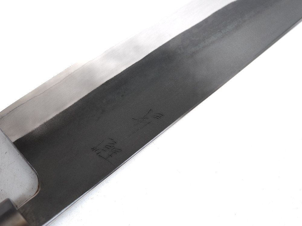 Toyama Noborikoi Kurouchi Blue Gyuto 210mm Blackwood — Sold