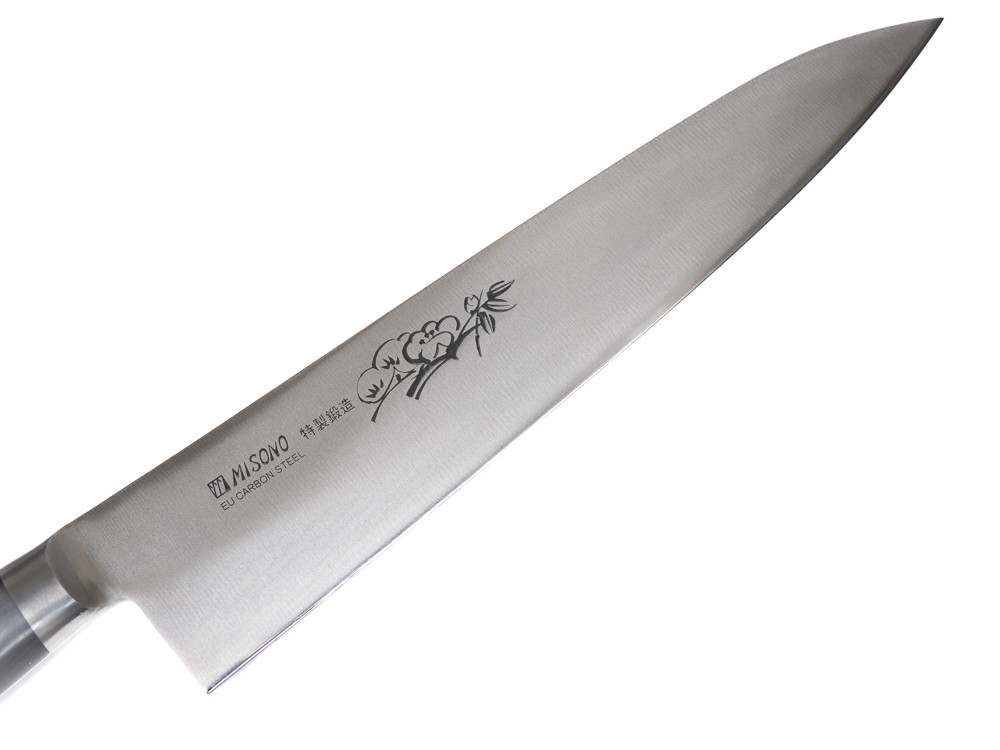Misono Sweden Steel Flower 210mm Gyuto — Handmade Japanese Knife