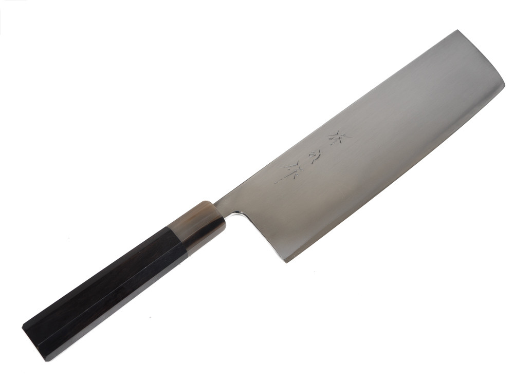 トップス BLACK BORDER Maple tsurubymarikooikawa Toyama Noborikoi Kasumi Nakiri Stainless Clad 210mm Ebony | Sold