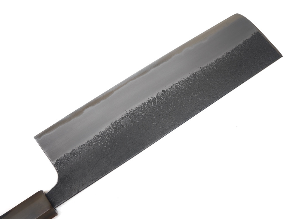 kochani様20素子黒2L2ユニ黒1B黒1ブ6 Kokorozashi Wakui Kurouchi Nakiri V2 180mm nr 2 | Japanese Knife