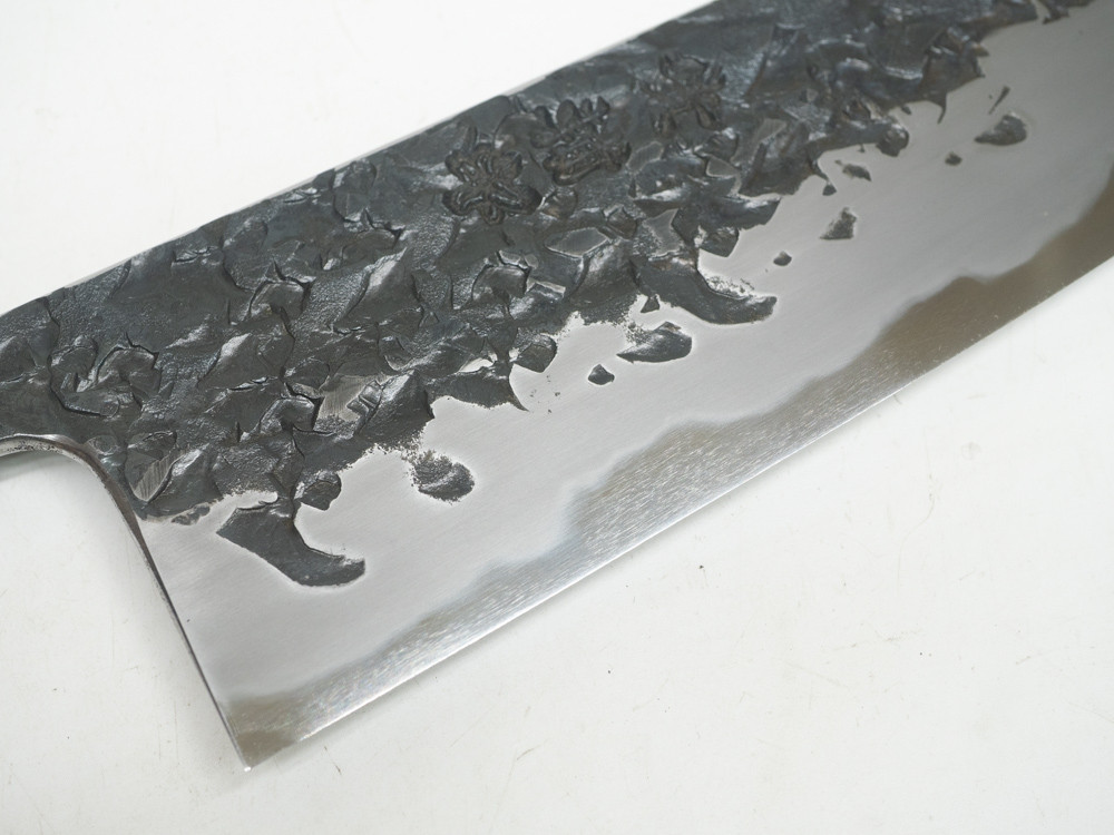sankichiページ JNS Kisuke Blue 1 Kurouchi Tsuchime Gyuto 220mm nr 2 - Japanese