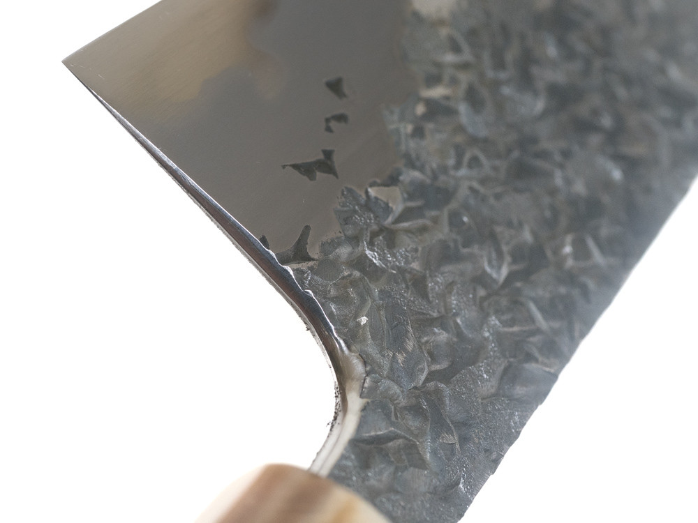 JNS Kisuke Blue 1 Kurouchi Tsuchime Gyuto 220mm nr 2 - Japanese