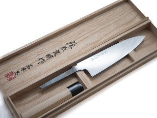 希少✨名器✨MIURA 1957 FORGED ウェッジ 60度 軟鉄削り出し Yoshiaki Fujiwara 180mm Gyuto 馬車馬 White 1 | Yoshiaki