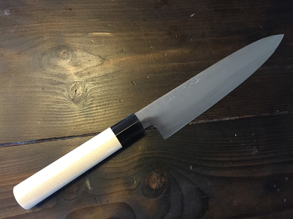 Yoshiaki Fujiwara 210mm Gyuto 馬車馬 Ho wood handle 