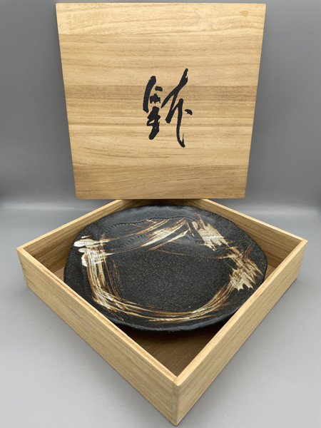 【ビンテージ】Dyna stone（ダイナストーン）の27cmプレート Japanese Natural Stones | Pottery Out of Stock