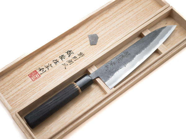 Munetoshi Kurouchi Gyuto 210mm Bloomery Iron Munetoshi Sanjo
