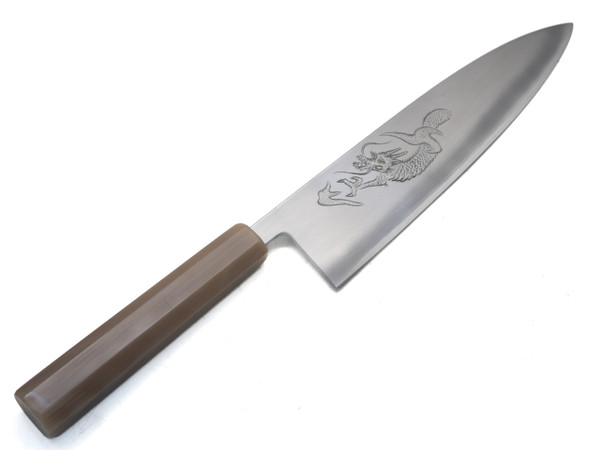 Kaeru Kasumi Stainless Gyuto 240mm Dragon Horn