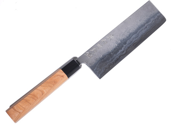 Munetoshi Nashiji Nakiri 180mm Blooming Iron nr 7 Munetoshi Nashiji Nakiri 180mm Blooming Iron nr 7