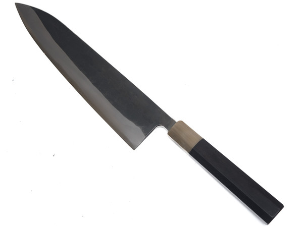 Toyama Noborikoi Kurouchi Blue Gyuto 240 mm Ebony
