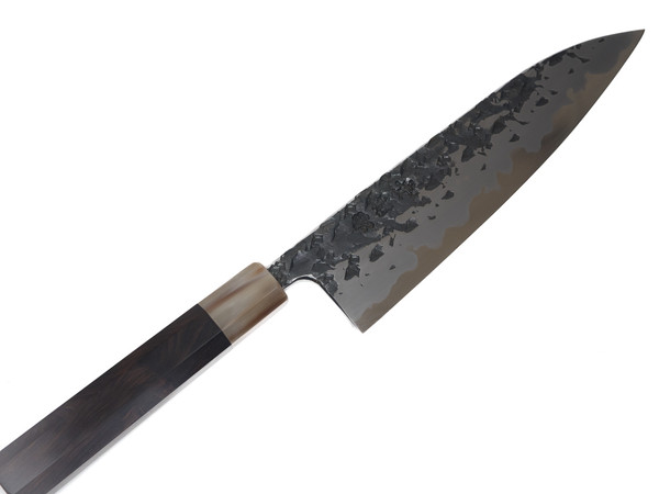 JNS Kisuke Blue 1 Kurouchi Tsuchime Gyuto 210mm nr 4