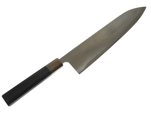 Toyama Noborikoi Stainless Clad Blue Gyuto 240mm Ebony