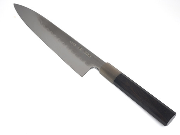 Ikeda White 1 Honyaki Gyuto 240 mm Ebony