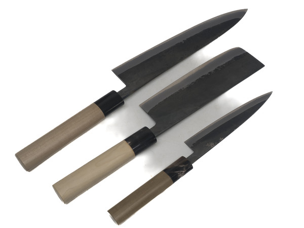 Tanuki Set Petty 135mm Nakiri 165mm Gyuto 210mm
