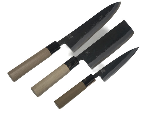 Tanuki Set Petty 135mm Nakiri 165mm Gyuto 210mm