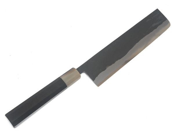 Yoshiaki Fujiwara Workhorse Kurouchi 210 mm Nakiri White 1 Uchigumori