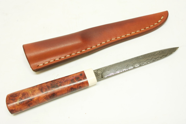 Kiyoshi Kato Kasumi Damascus Utility or Paper Knife 105mm 