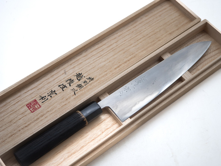 Munetoshi Kasumi Gyuto 240mm Bloomery Iron  2