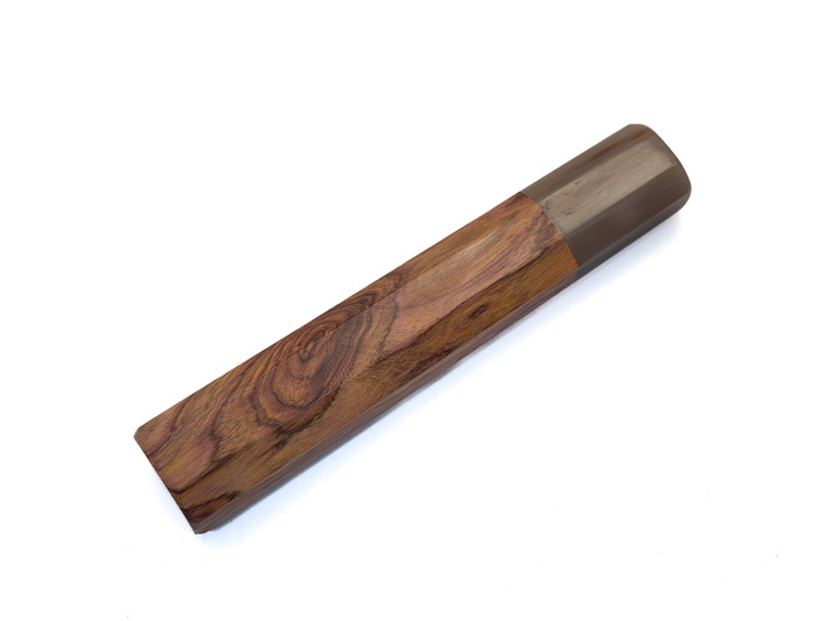 Huanghuali wood with Marble horn handle  145 mm 3