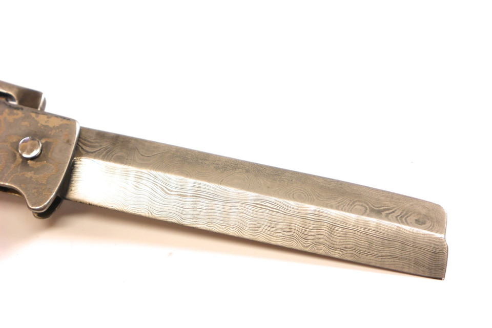 Only One !! Kiyoshi Kato Damascus Higonokami 75mm  Only One !! Kiyoshi Kato Damascus Higonokami 75mm