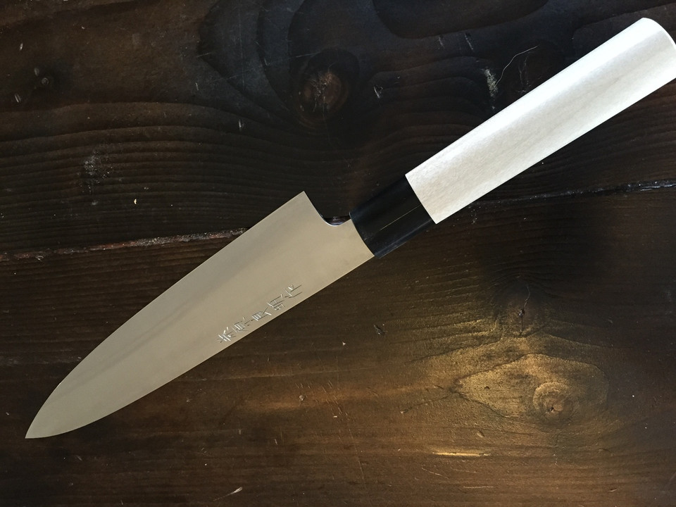 Yoshiaki Fujiwara 210mm Gyuto 馬車馬 Ho wood handle 