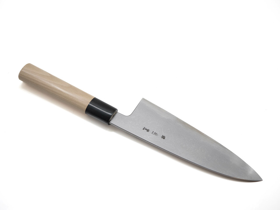 Tanaka Yoshikazu Gyuto 170mm Blue 1 Dama Wide