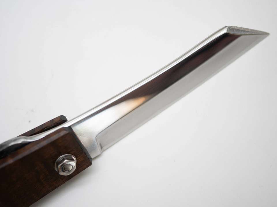 Munetoshi JNS Higonokami Kasumi 65mm Ringed Gidgee  