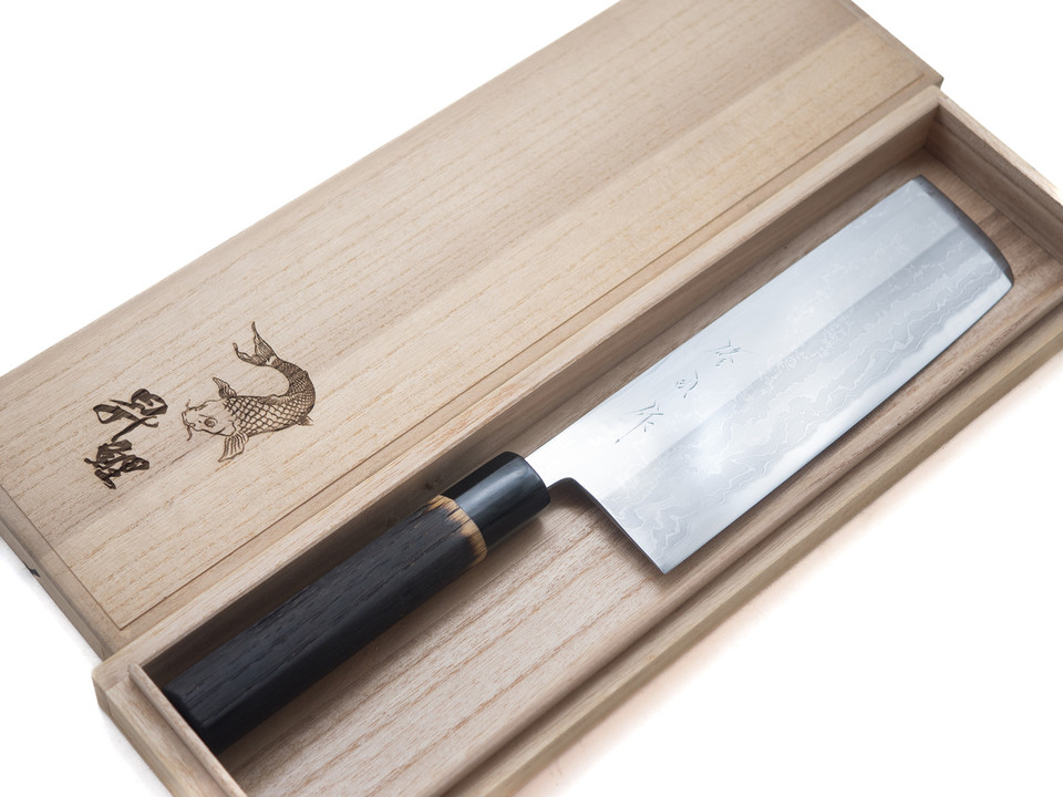 Toyama Noborikoi Dama Nakiri 210mm Special nr 3 Toyama Noborikoi Dama Nakiri 210mm Special nr 3