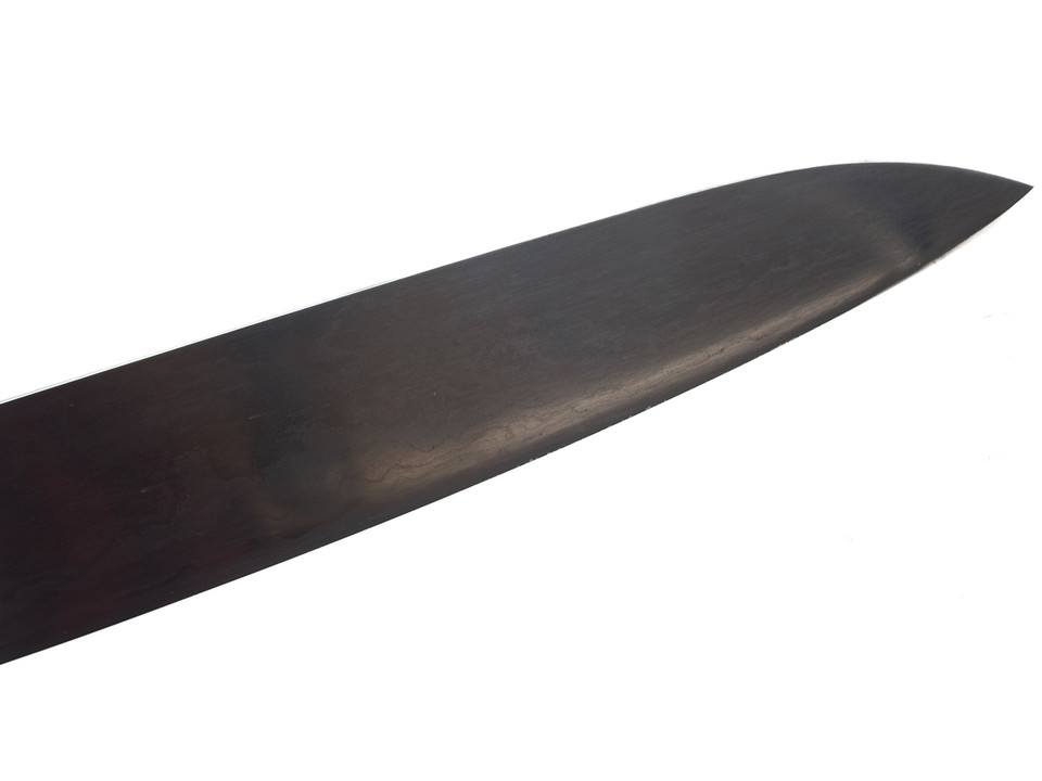 Munetoshi Kasumi Gyuto 240mm Bloomery Iron  7