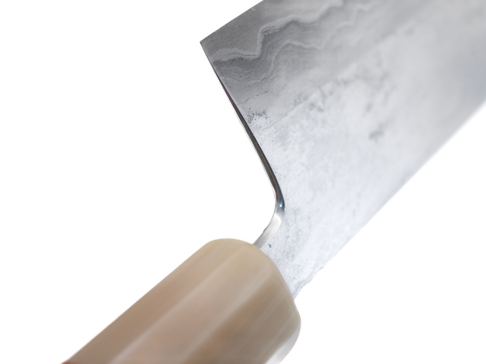Munetoshi Kasumi Gyuto 240mm Bloomery Iron 11