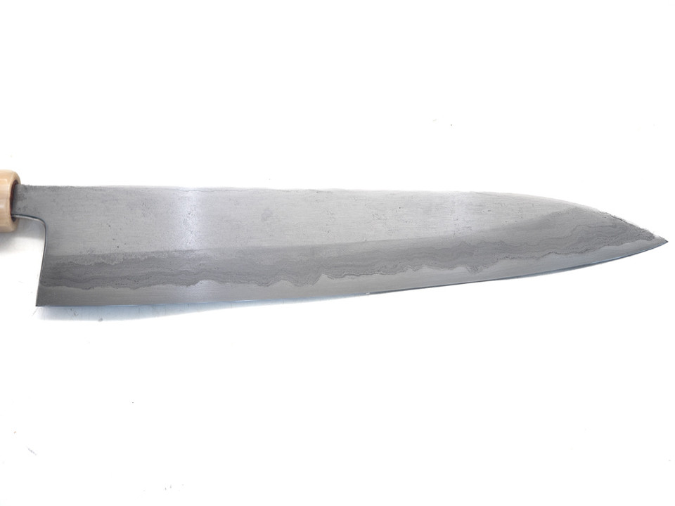 Munetoshi Kasumi Gyuto 240mm Bloomery Iron 11