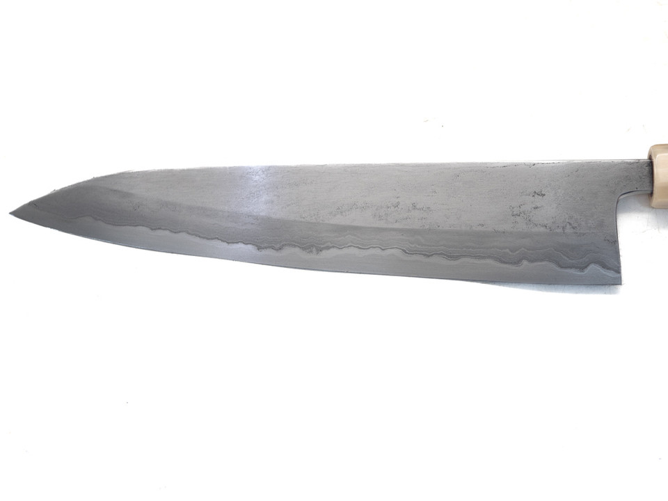 Munetoshi Kasumi Gyuto 240mm Bloomery Iron 11